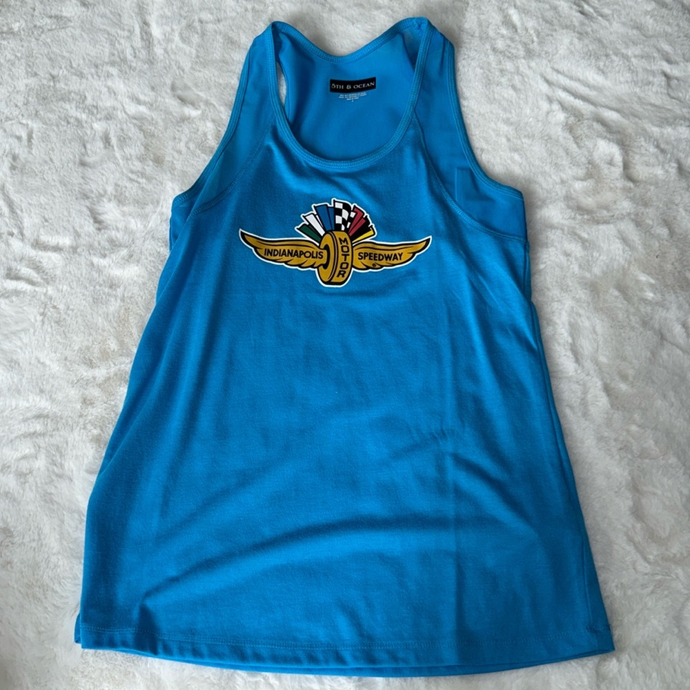 NWOT Indianapolis motor speedway / Indy 500 tank top blue size small